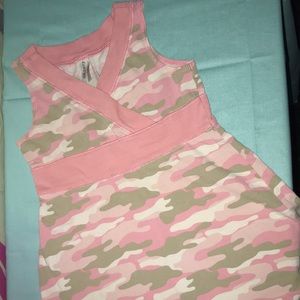 Toddler camo dress by Old Navy. 3t